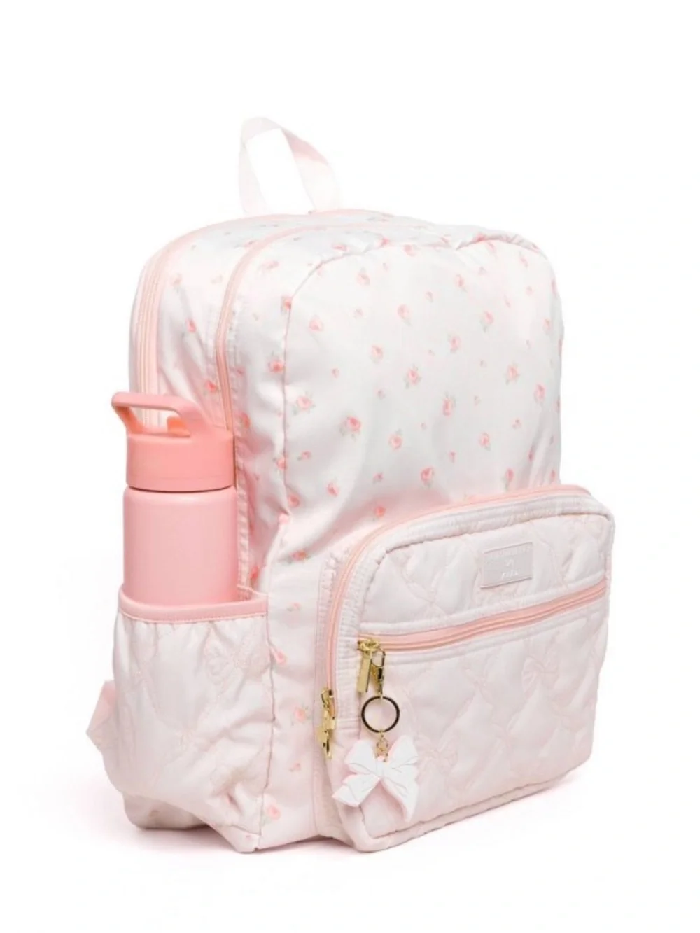 LoveShackFancy NWT  Backpack with Bow Charms and School/Office Supply Set - Picture 12 of 16